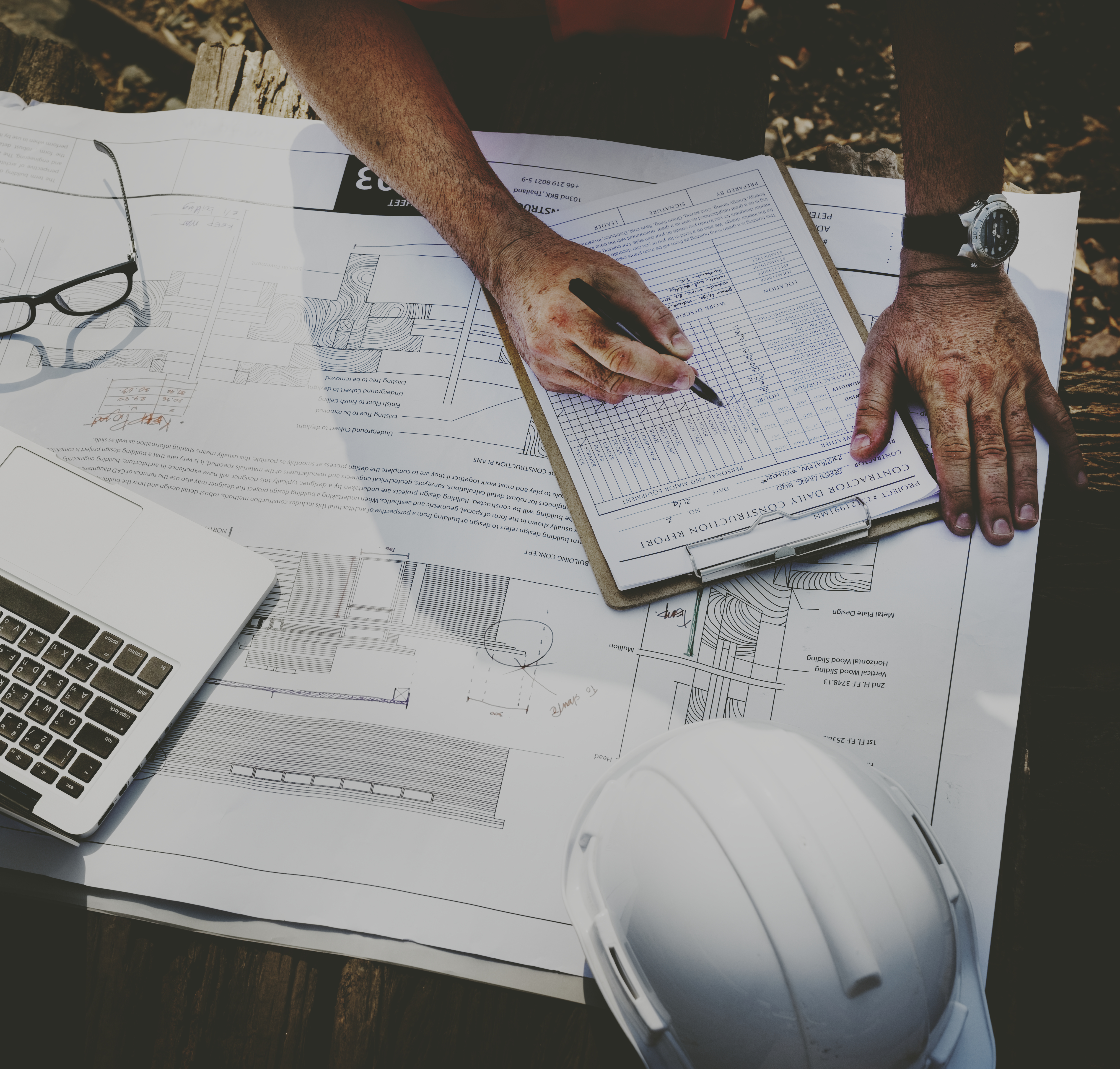 Planejamento e preparação de obra corporativa